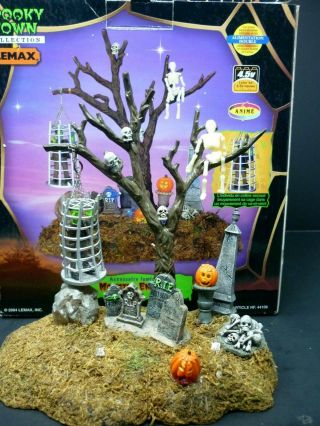 Lemax Spooky Town Caged Monster Frankenstein 44106