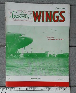 1947 Southern Wings Aviation High Point Nc Manteo Rock Hill Sc Civil Air Patrol