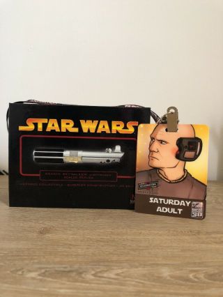 2005 Star Wars Master Replicas Anakin Skywalker Scale Lightsaber Sw - 310,  Badge