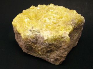 Large Yellow Sulfur Sulphur Cluster Bolivia - 2.  8 "