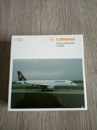 Herpa 1:500 Lufthansa A320 - 200,  D - Aizz 526326,