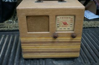 General Television And Radio Corp Portable Battery Radio