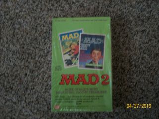 Mad 2 Vintage 1992 Non Sports Cards 36 Foil Packs.