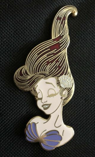 Disney Ariel Princess Coiffure Fantasy Pin Variant Little Mermaid Tlm Rare Le25