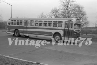 Negative Bus 715 Triboro Coach York 1950 