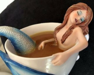 Relax Mermaid Amy Brown Fairy Teacup Figurine Sweet Great Gift 