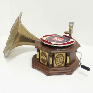 His Masters Voice Vintage Wind Up Gramophone Parts Missing 321 2
