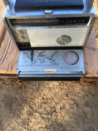 Vintage Zenith Trans - Oceanic Royal 3000 - 1 - All Transistor Radio.