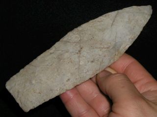 6,  Inch Archaic Knife Arrowhead Warren Co Missouri Indian Artifact