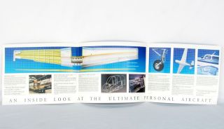 MOONEY RARE Ultimate Personal Aircraft Fold Out POSTER Brochure Collectable Gift 5