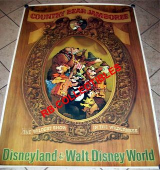 Disneyland - Walt Disney World - Country Bear Jamboree Poster - Wdp