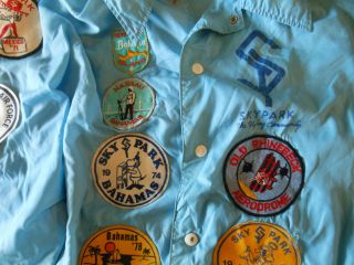 vintage jacket patches skypark Nassau Aerodrome Mexico Air Force 5 of 5 5