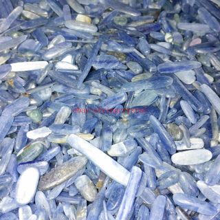 1kg Natural Blue Kyanite Stone Quartz Crystal Gravel Tumbled Bulk Reiki Healin 2