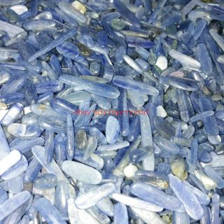 1kg Natural Blue Kyanite Stone Quartz Crystal Gravel Tumbled Bulk Reiki Healin 6