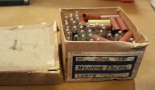 42 Western Electric 2g 2f Switchboard Light Bulbs Lamps Assorted