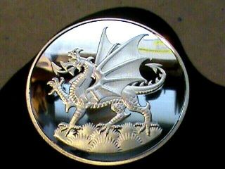 Medieval Mythical Dragon Design The Prince Of Wales Fantasy Exonomia Coin