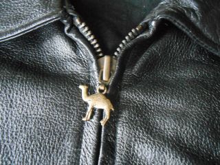 Camel Joe Leather Jacket - Xl - Never Worn - Vintage 90s Nos - Heavy