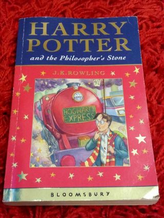 Harry Potter And The Philosophers Stone First Edition Paperback Bloomsbury 2001