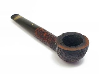 Vintage DUNHILL SHELL STRAIGHT BRIAR ESTATE PIPE c1950 a/f 2