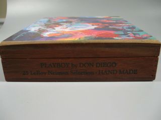 LEROY NEIMAN SIGNED CIGAR BOX TITLED PLAYBOY BY DON DIEGO 4
