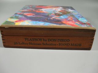 LEROY NEIMAN SIGNED CIGAR BOX TITLED PLAYBOY BY DON DIEGO 6