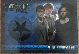 Emma Watson 2010 Artbox Harry Potter Costume Card Hermione C1 Deathly Hallows