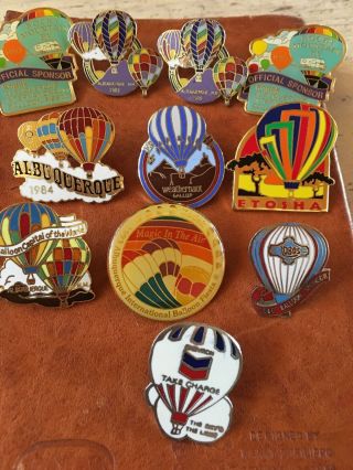 10 Abq International Balloon Fiesta Pins Some Duplicates