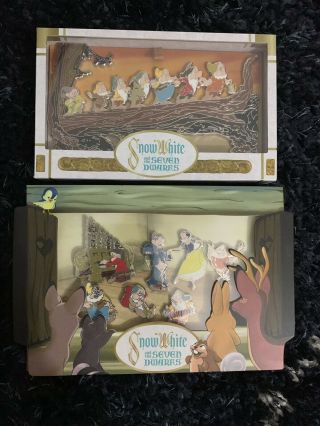 2 Items - Disney Snow White Seven Dwarfs 80th Anniversary Jumbo Pin Le300