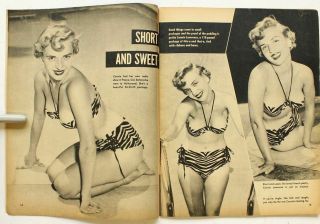FROLIC - April 1955 - BETTIE PAGE - TEMPEST STORM - Cheesecake - Burlesque - GGA 5