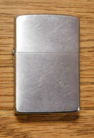 Vintage 1962 Zippo Full Size Cigarette Lighter With Matching Insert.