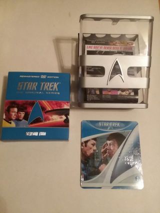 Star Trek The Tv Show - Seasons 1,  2 & 3 Boxes Dvd/hd Combo/book,  Mags