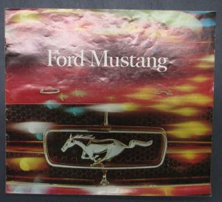 1964 Ford Mustang Dealer Sales Brochure