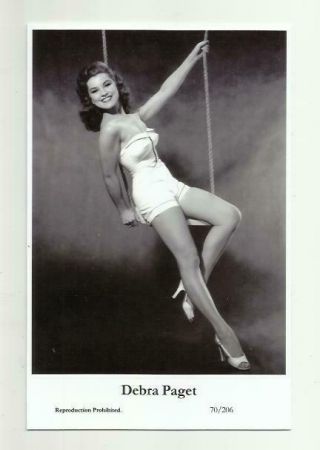 N478) Debra Paget Swiftsure (70/206) Photo Postcard Film Star Pin Up