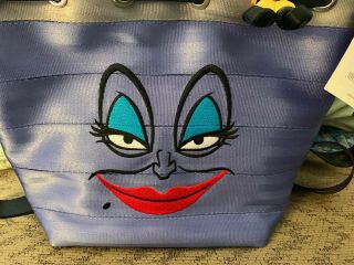 Disney HARVEYS Little Mermaid URSULA Park Hopper Seatbelt Villain Bag Backpack 2