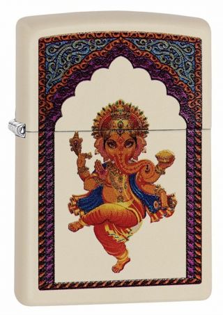 Zippo Windproof Lighter With Hindu God Ganesha,  29419,