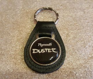 Plymouth Duster Leather Key Fob -