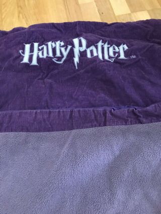Purple Zip Harry Potter Sleeping Bag - barely In Carry Bag Snuggle Sack 4