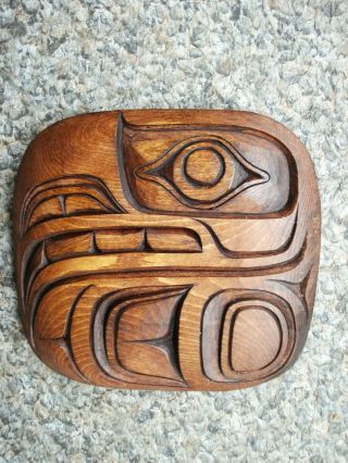 Northwest Coast Native Art Dawson Whale,  Raven and Sea Eagle carvings 3