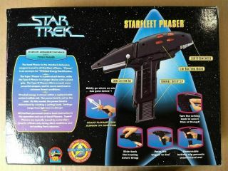 STAR TREK 1997 PLAYMATES STARFLEET PHASER 2