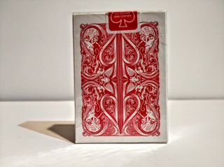 David Blaine Split Spades Red 1st Edition Playing Cards Deck 2