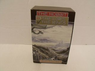 The Hobbit and The Lord of The Rings Four Book Boxed Set J.  R.  R.  Tolkien VGC 2