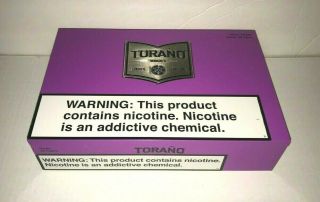 Torano Vault Tm - 027 Purple Empty Wood Cigar Box Gordo (20 Cigars) 10.  5 X 7 X 2.  5