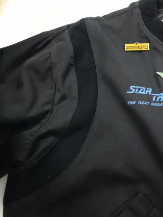 Star Trek Next Generation Guinan Whoopi Goldberg Crew Jacket Size Large Sichel 6