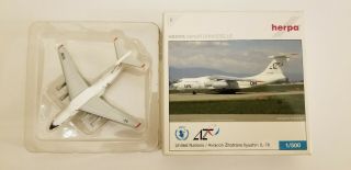 Herpa 515344 United Nations Aviacon Zitotrans Il - 76 1/500 Model
