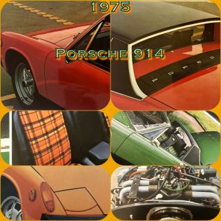 1975 Porsche 914 Prestige Dealer Large Sales Brochure W/ Tech Data
