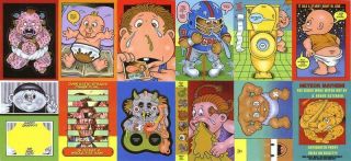 Garbage Pail Kids Ans6 Complete Set Of 12 Activity Cards 2007 All - Series 6