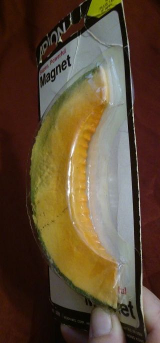 ARJON VINTAGE FRIDGE MAGNET Corn Banana Pear Pineapple Zucchini Melon FAKE FOOD 7