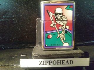 1996 Grateful Dead (skeleton Playing Pool) Zippo