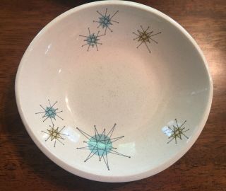 FRANCISCAN Atomic STARBURST 2 Cereal Bowls Mid - Century Gladding McBean 3