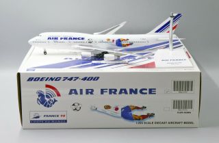 Air France B747 - 400 World Cup Reg: F - Gexa Jc Wings Scale 1:200 Diecast Xx2193